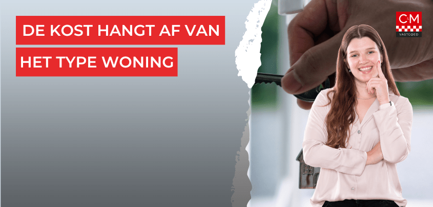 De kost hangt af van het type woning